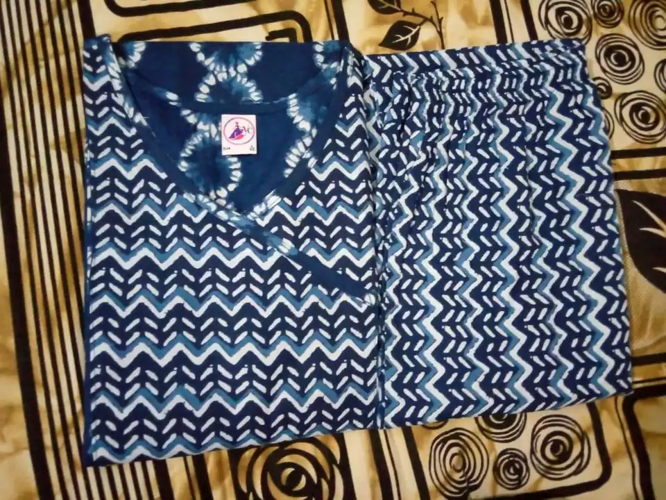 Post image *New Design Launch*💃 *Heavy kurti with pant and cotton 60 60 fabric*💃💃💃 
Pure indigo prints ❤️⭐Size: *M/38, L/40, XL/42, XXL/44* 
New ballon sleevesPerfect look for any occasion
⭐Fabric: *Cotton 60-60*⭐Product: *Kurti + Pant⭐Color`s: * single Colours*⭐Type: *Fully stitched*
🤩Price 850-/ free shippingPoo...No return no exchange...⭐ *Ready to Dispatch*✈️✈️✈️ *(100% quality products guarantee)*
🕉️🕉️🕉️🕉️🕉️🕉️🕉️🕉️🕉️🕉️🕉️👆👆👆👆👆👆👆👆👆👆👆