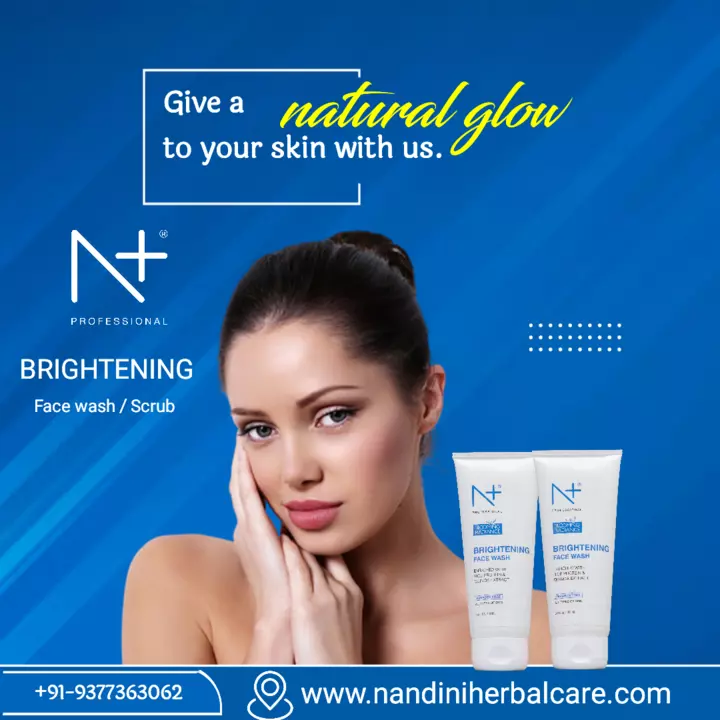 Brightening face wash and Scrub uploaded by business on 7/12/2022