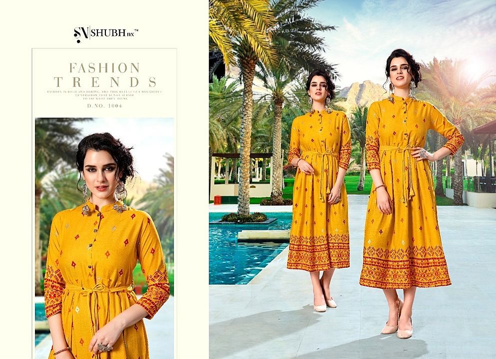 Shubh Aayat Designer Kurti uploaded by Suit Saree Shopping  on 6/20/2020
