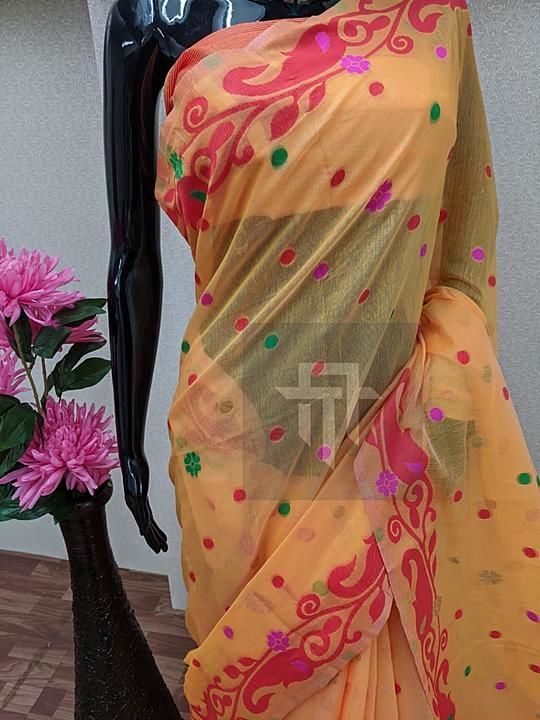 Post image Now we present ...... MADHURI 
       Cotton weaving sarees

      *RATE - 650/-*

Fabric Details - *RICH MINA HANDLOOM WEAVING JAMDHANI COTTON SAREES WITH BLOUSE PIECE .(FULL SAREE WEAVING WORK)*

04 pcs set

Book fast
Full set ready
Single also
*😍We always trust in quality😍*

💐Ready stock💐