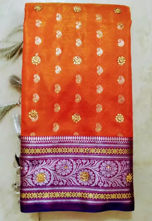Banausi silver sareee uploaded by Ayesha fabric on 7/12/2022