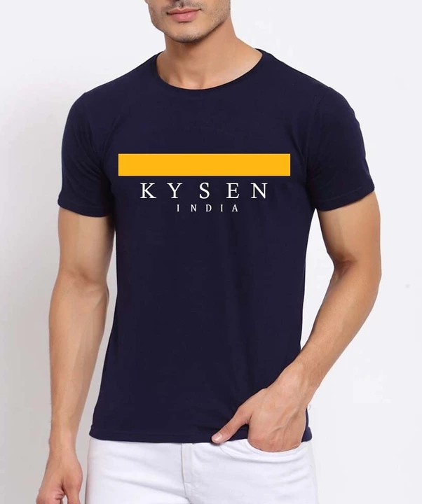 Round Neck Cotton Tshirt 👕 for Mens  uploaded by Kysen Apparels on 7/12/2022