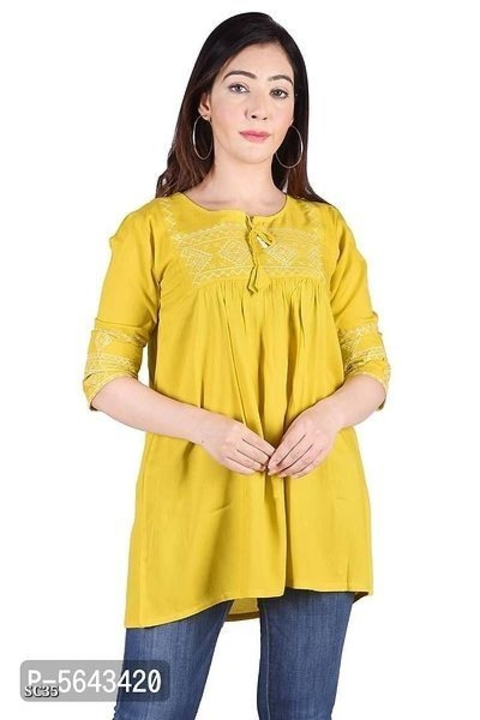 Catalog Name: *Trendy 3/4th Sleeve Top for Women uploaded by Shreel Collection on 7/12/2022