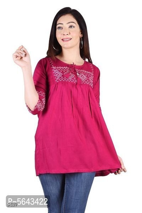 Catalog Name: *Trendy 3/4th Sleeve Top for Women uploaded by Shreel Collection on 7/12/2022