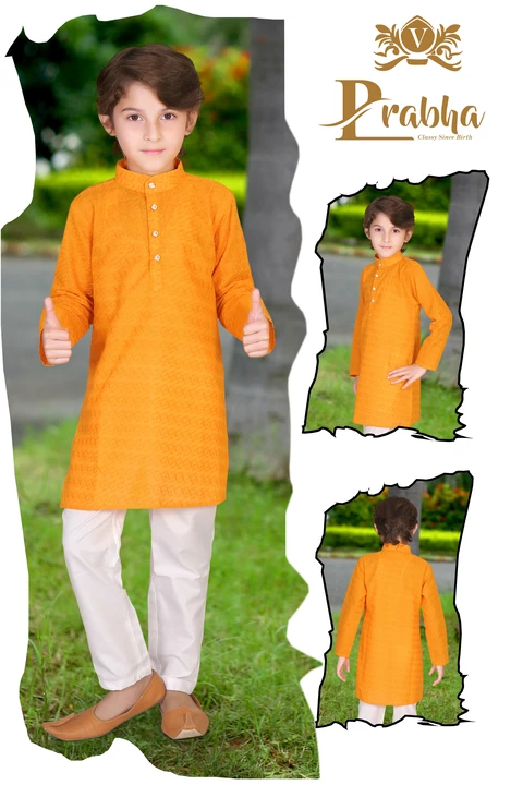Product image with ID: kids-lakhnavi-kurta-pant-c22b2698