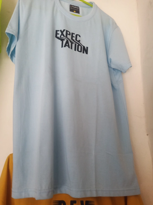 Pc cotton expectation printed tshirts  uploaded by business on 7/13/2022