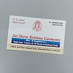 Business logo of Jai Shree Krishna Garments