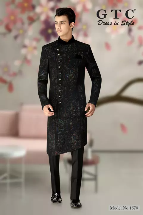 Charming GTC- Indo-Western Sherwani uploaded by AMBE COLLECTIONS  on 7/13/2022