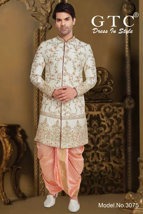 Alluring GTC- Designer Sherwani uploaded by AMBE COLLECTIONS  on 7/13/2022