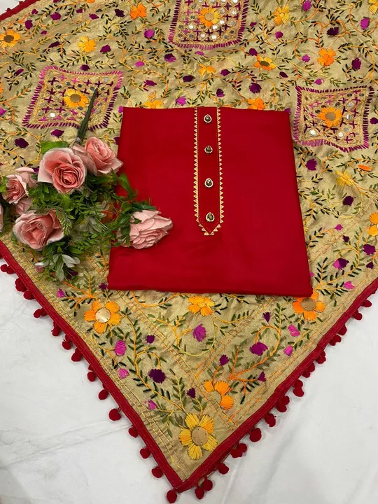 Chanderi silk uploaded by Chahat Suit on 7/13/2022