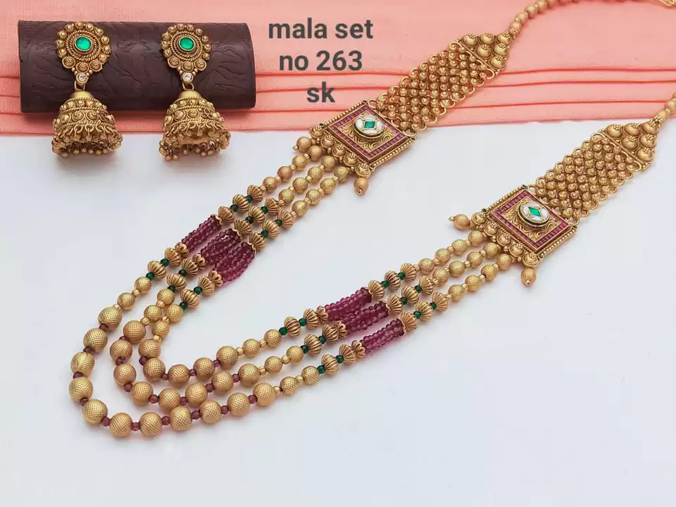 mala set uploaded by s.k jewellery on 7/13/2022