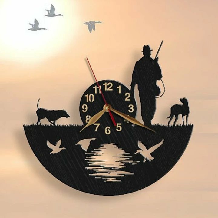 Wooden clock uploaded by Zis enterprises on 7/13/2022
