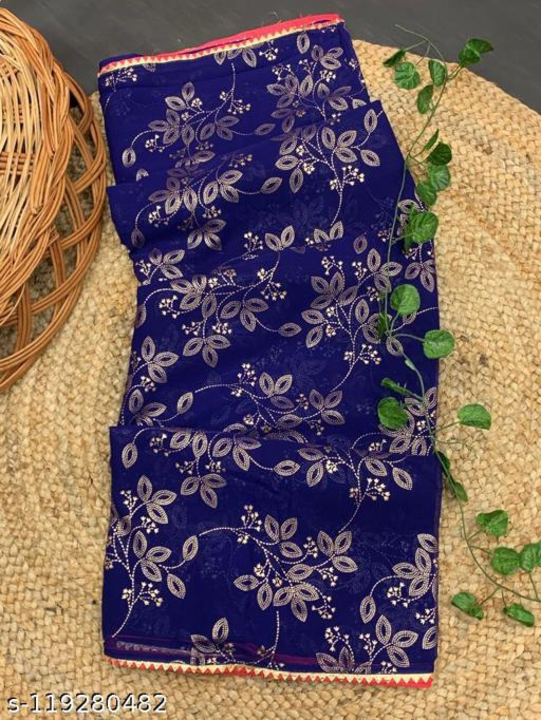 Georgette saree uploaded by business on 7/13/2022