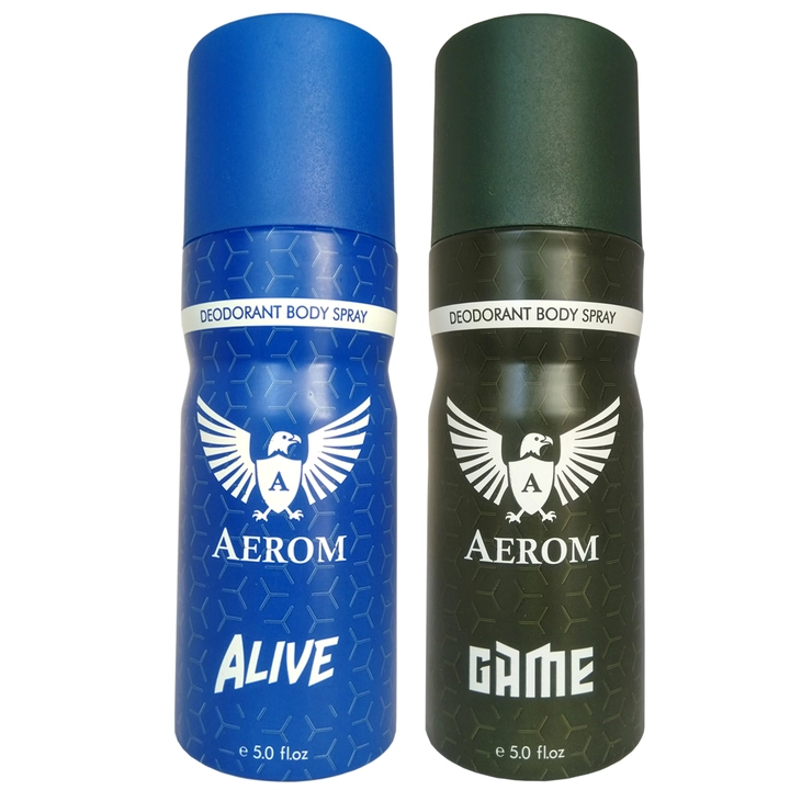Aerom Premium Alive and Game Deodorants for men, body spray for men,  uploaded by JMDeS Pvt Ltd on 7/13/2022
