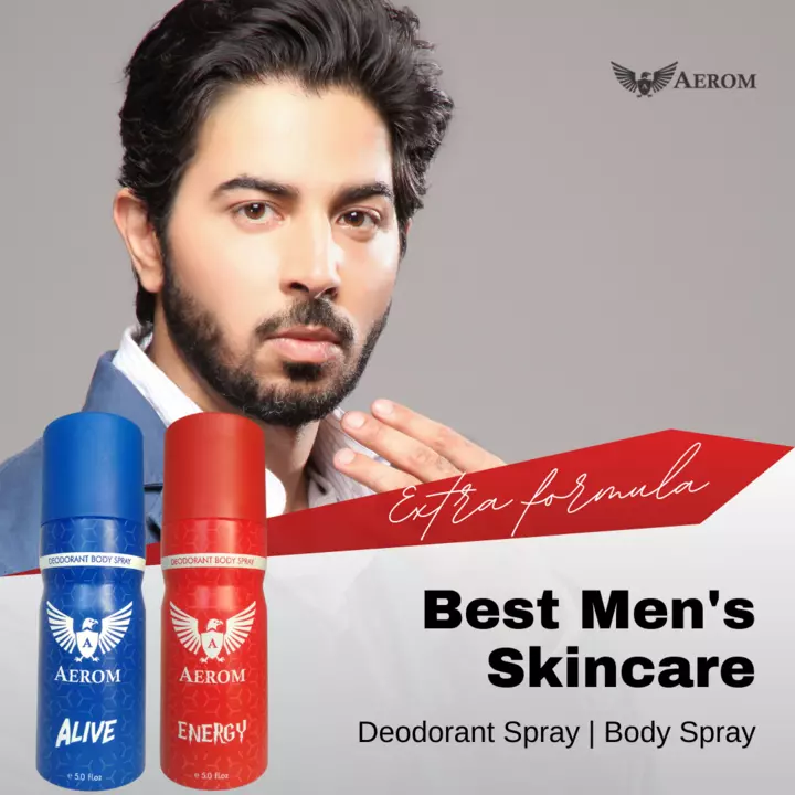 Aerom Premium Alive and Energy Deodorants for men, body spray for men,  uploaded by business on 7/13/2022