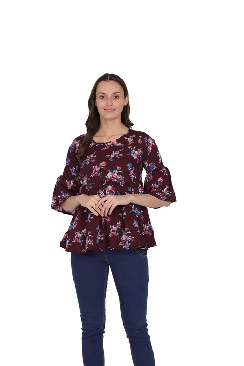 Floral printed top  uploaded by Rathore Fashion House on 7/14/2022