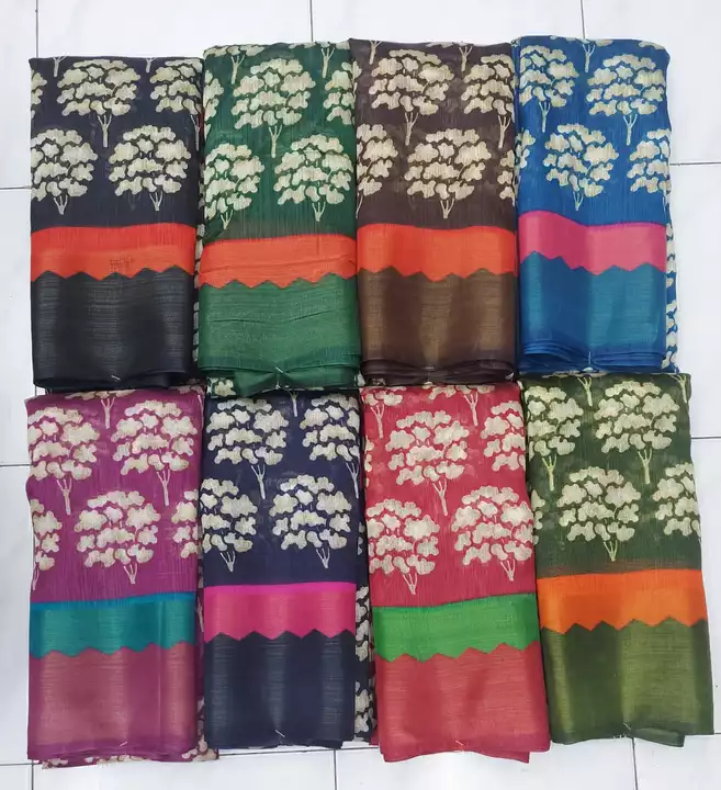 Cotton saree in wholesale  uploaded by Nishi clothes on 7/14/2022