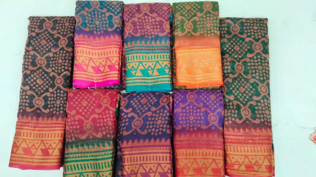 Cotton saree in wholesale  uploaded by Nishi clothes on 7/14/2022