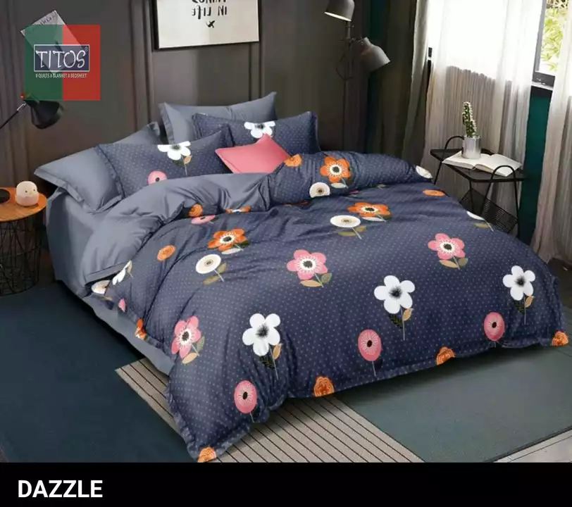 Product image with price: Rs. 306, ID: titos-dazzle-bedsheet-8ed191c4