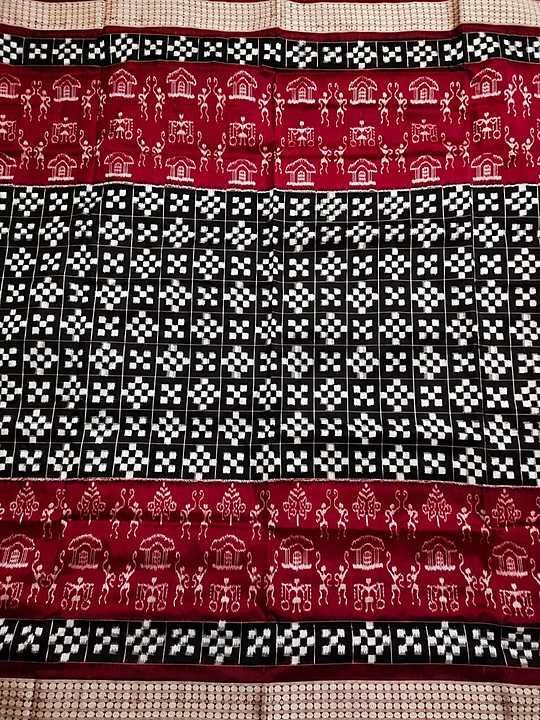 Sambalpuri handloom siikl pata saree with blouse piece uploaded by krishna Sambalpuri handloom  on 11/11/2020