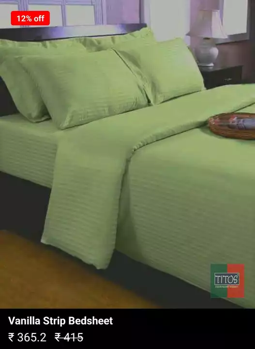 TITOS Vanilla Bedsheet uploaded by TITOS QUILT BLANKET FACTORY on 7/14/2022