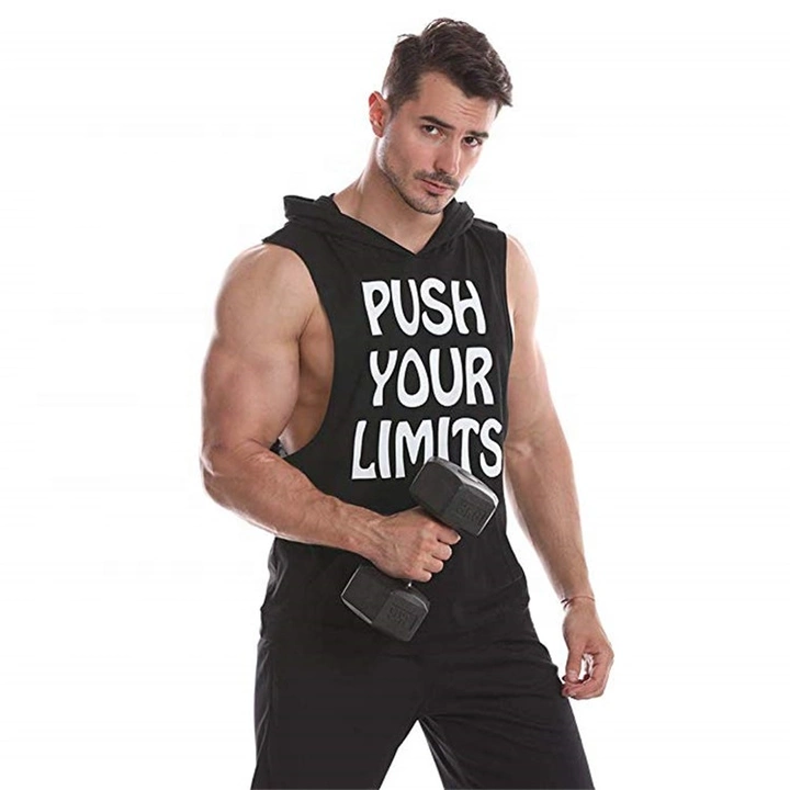 Mens Gym Sleeveless Tank Tops Stringer Hoodie uploaded by Hotbutton.in  on 7/14/2022