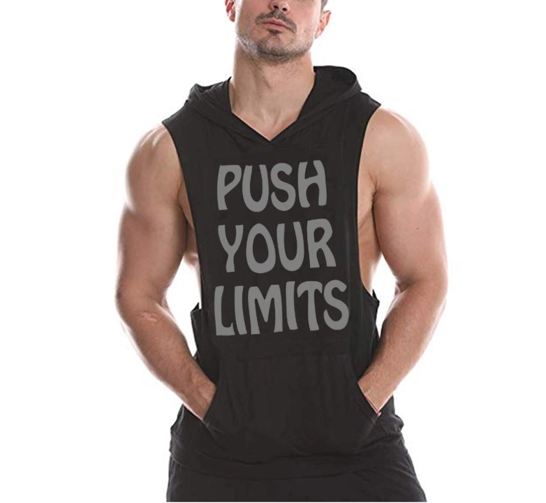 Product image of Mens Gym Sleeveless Tank Tops Stringer Hoodie, price: Rs. 599, ID: mens-gym-sleeveless-tank-tops-stringer-hoodie-ce964091