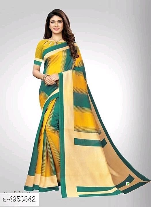 Samaira Khadi Sarees

Fabric: Saree - Khadi, Blouse - Khadi
 Size: Saree Length With Running Blouse  uploaded by business on 11/11/2020