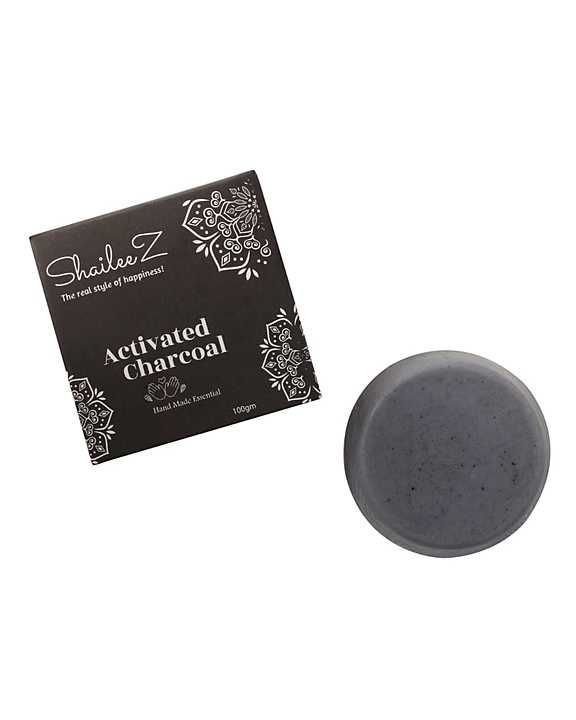 Homemade activated charcoal soap uploaded by business on 11/11/2020