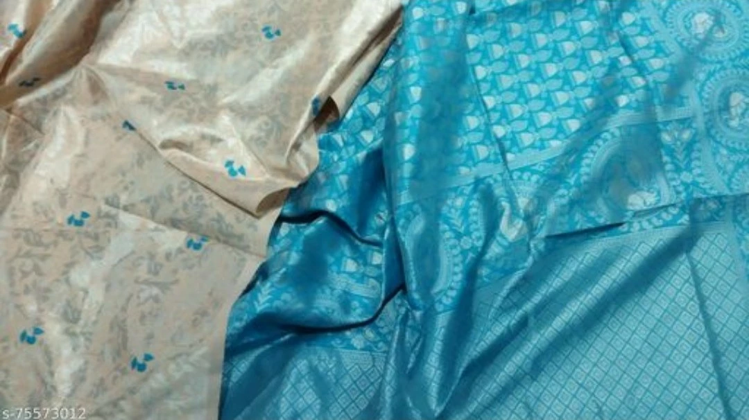 Bnarsi silk. Saree uploaded by Swami samrth Shop on 7/14/2022