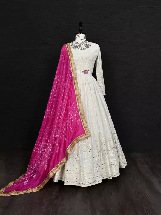 Lehenga (unstitched)  uploaded by business on 7/14/2022