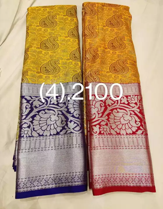 Post image Kanjivaram special semi pattu very light weight sarees new collection