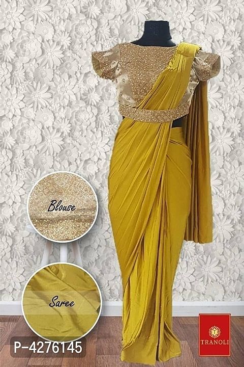Post image Rs.1799

Ready to wear....
Stiched readymade blouse with embroidery work and soft saree and Stiched belt 💃💃💃🎉🎉

Mega Diwali special offers 🎉

COD accepted 💃 easy returns and refunds 👍👍

To buy watsapp me at #9347473450
