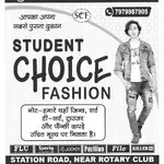 Business logo of Student Choice Fashion
