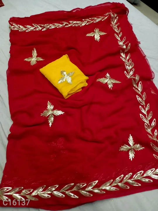 Product image of Saree, price: Rs. 850, ID: saree-66d09b13