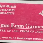 Business logo of Emm Emm Garments