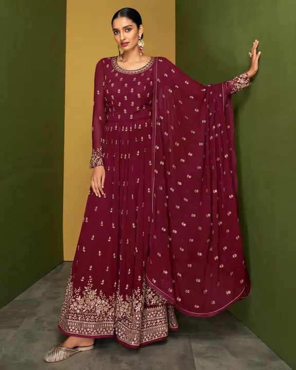 Presenting Festival Wear Ready To Wear Anarkali Suits. uploaded by Rajershi Store on 7/14/2022