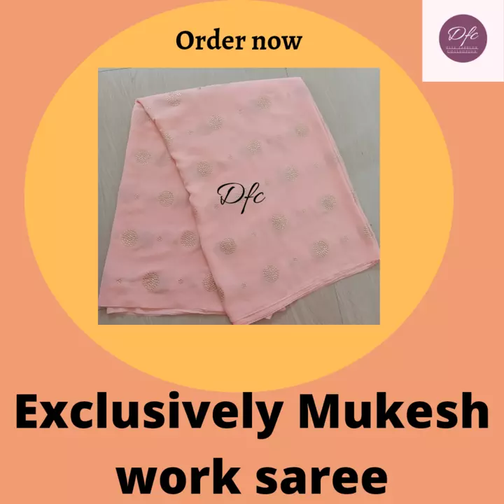 Mukesh work saree  uploaded by business on 7/14/2022