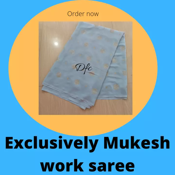 Mukesh work saree  uploaded by business on 7/14/2022