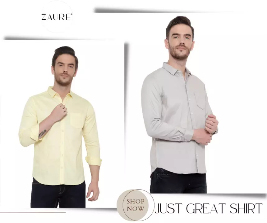 Men's Slim Fit Shirt uploaded by Zaure Plus on 7/14/2022