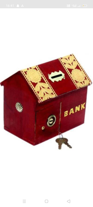 Wooden Money box uploaded by Yellow wood handicraft on 7/14/2022