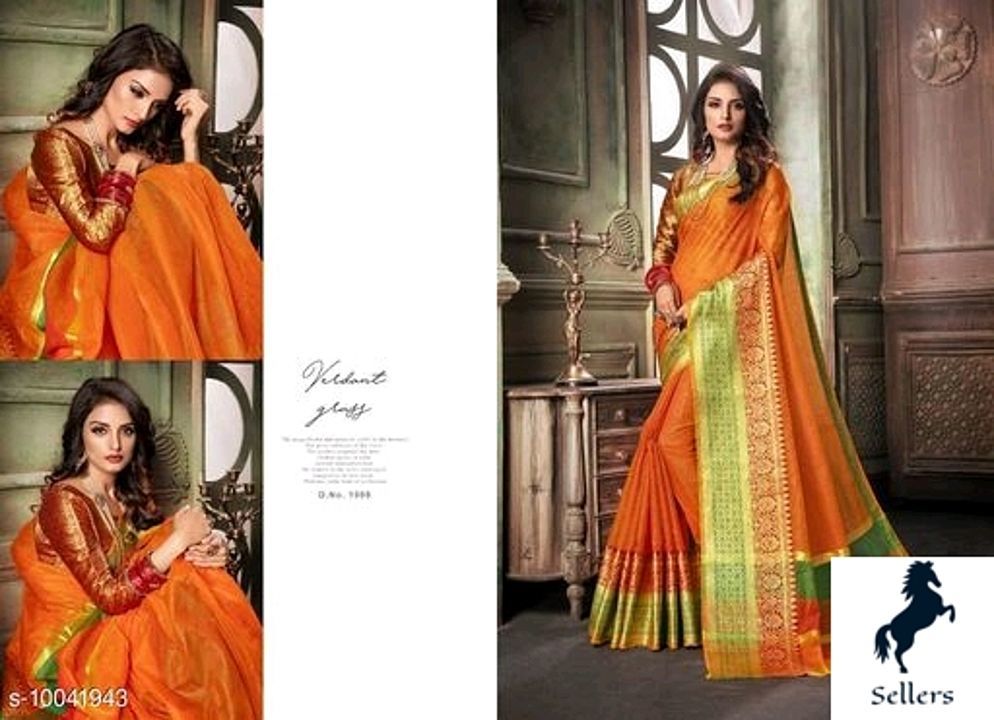 Catalog Name:*Kashvi Superior Sarees*
Saree Fabric: Cotton
Blouse: Separate Blouse Piece
Blouse Fabr uploaded by business on 11/11/2020