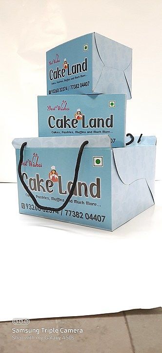 Cake box uploaded by business on 11/11/2020