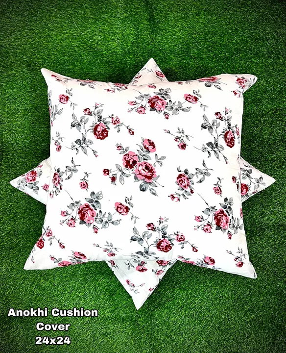 Anokhi print cushion cover 16*16 &24*24 available  uploaded by Aayush Enterprises on 7/15/2022