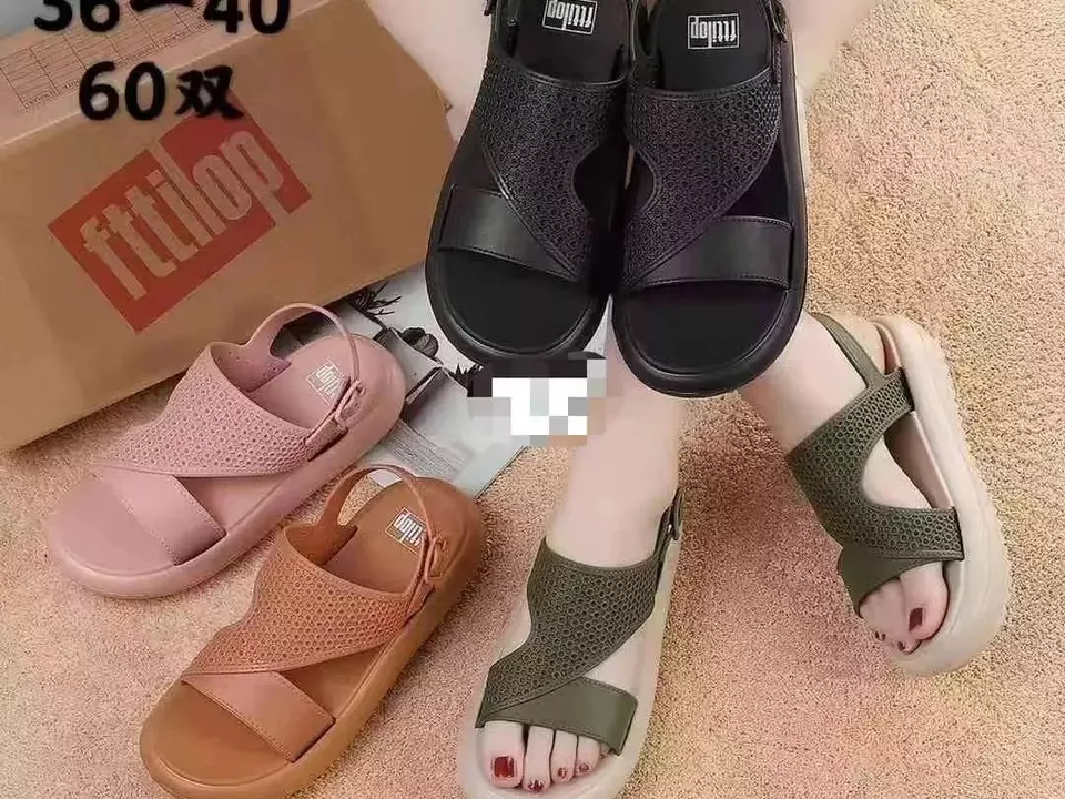 Ladies net flipflop sandal uploaded by Padangan shoe center on 7/15/2022