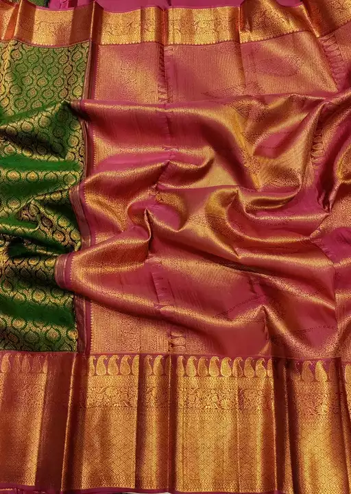 Pure Handloom Kanchi pattu special bridal collection sarees  uploaded by Kanchi Pattu Sarees on 7/15/2022
