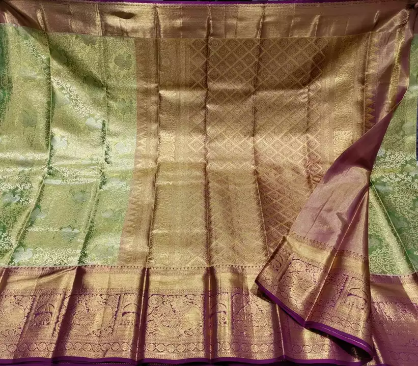 Product image with price: Rs. 25000, ID: pure-handloom-kanchi-pattu-special-bridal-collection-sarees-618b4a32