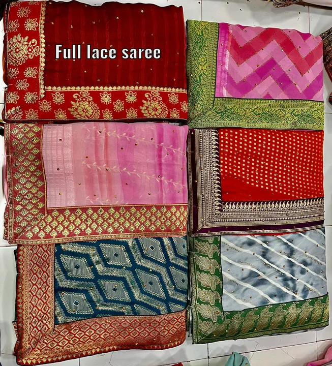 Wetless fabric fancy... uploaded by Smart choice saree sales on 7/15/2022