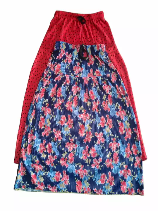 Girls skirt , GSM : 180 , Size : L- 70 ,XL-80,XXL-90 ,XXL -100 ,  uploaded by Prasath Garments on 7/15/2022