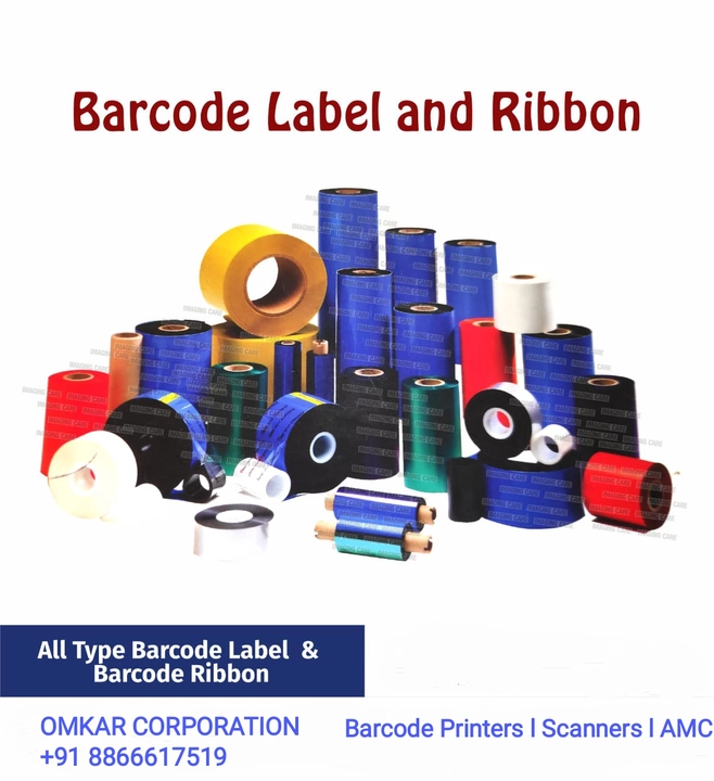 Post image *Greetings from OMKAR CORPORATION*
We have manufacturing unit  for customized Self Adhesive Plain paper and Polyester Label...
All Types of Barcode Ribbon wax, wax resin, Resin, TTO and Colour Ribbon available.
Please let me know your requirement..
Thanks in Advance..
Thanks &amp; Regards 
*OMKAR CORPORATION* 88666 17519Email : omkarcorporation2020@gmail.com